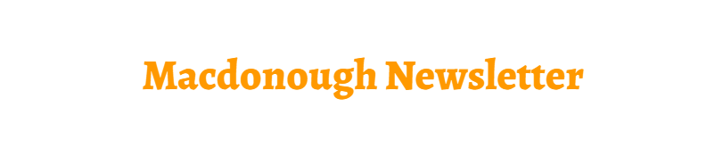 Macdonough Newsletter - 1/30/23