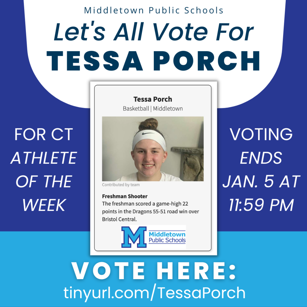 Vote for Tessa Porch as CT's Athlete of the Week